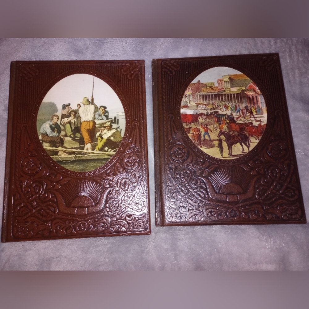 The Rivermen & The Townsmen Leatherette Embossed Hardcover Time Life Books